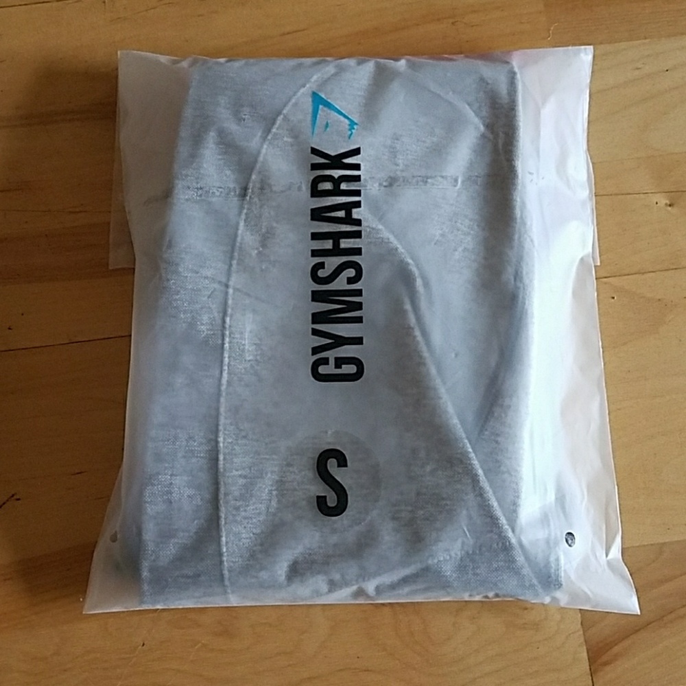 NWT Small Gymshark Lt. Grey/Pink Flex Leggings
